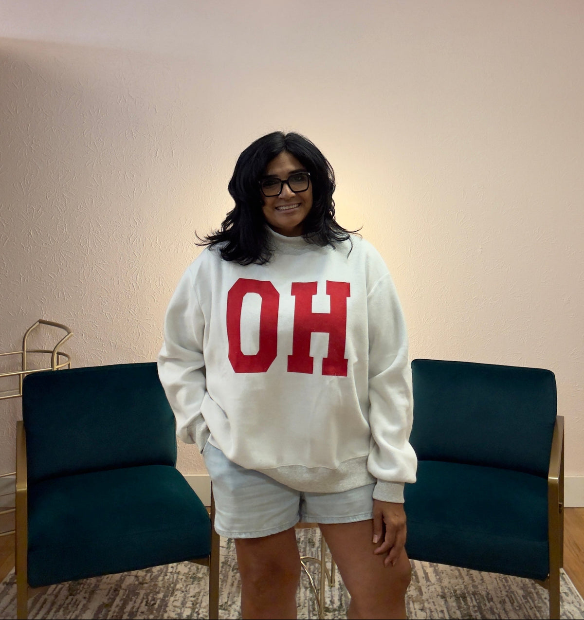 OH-IO & OH' Reversible Mockneck Sweatshirt