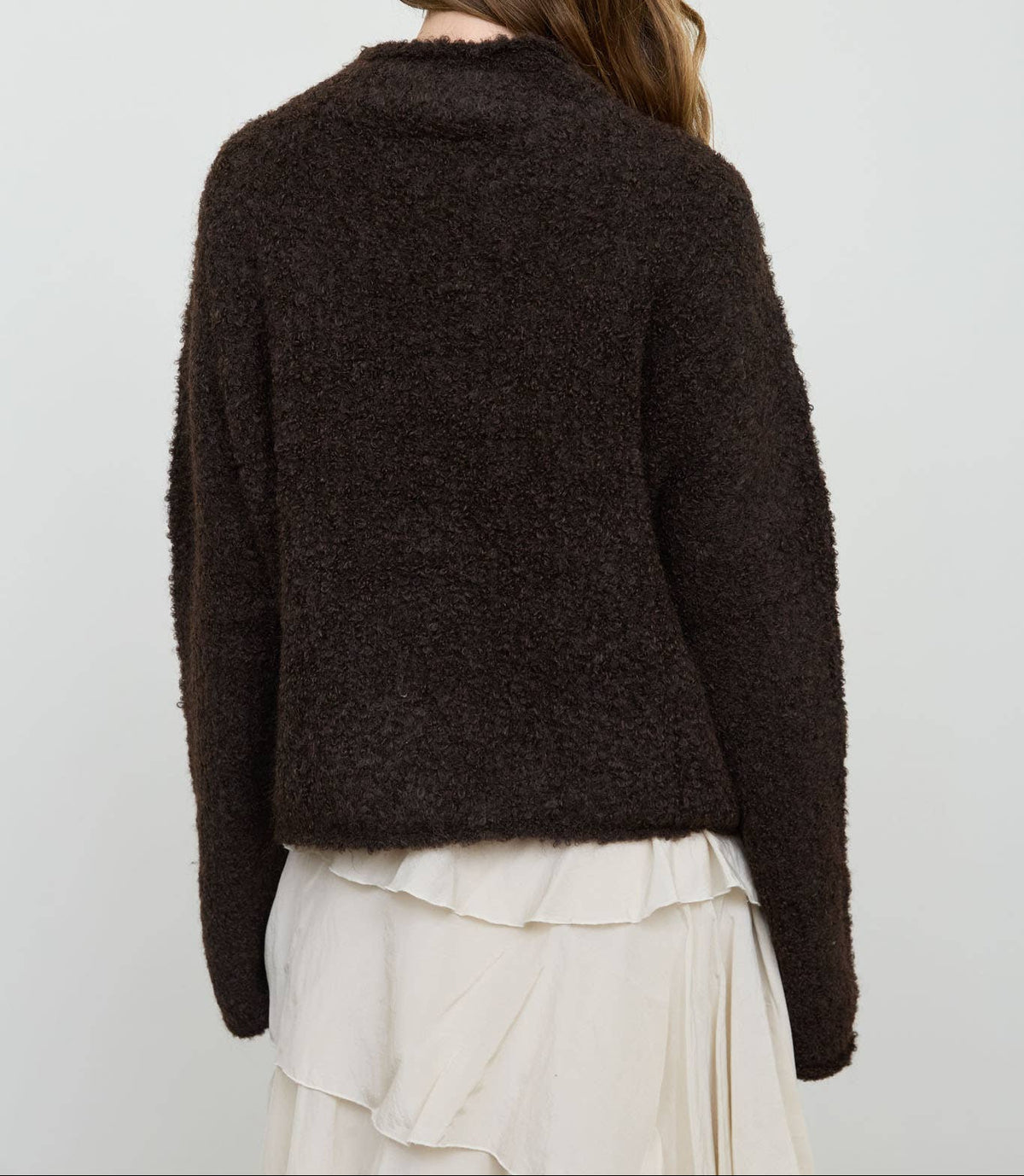 Fuzzy Feelings Sweater - Chocolate