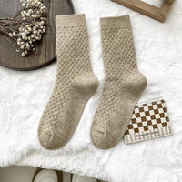 Cozy Knit Crew Socks