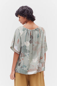Palm & Pearl Top