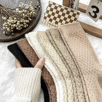 Cozy Knit Crew Socks