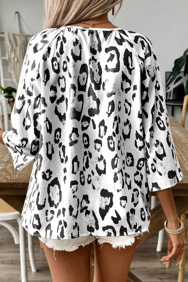 LILA LEOPARD PRINT TOP