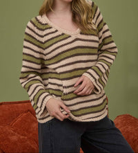 Olive Knit Sweater