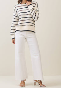 Classic Stripe Knit Sweater