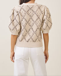 Diamond Short Sleeve Cardigan