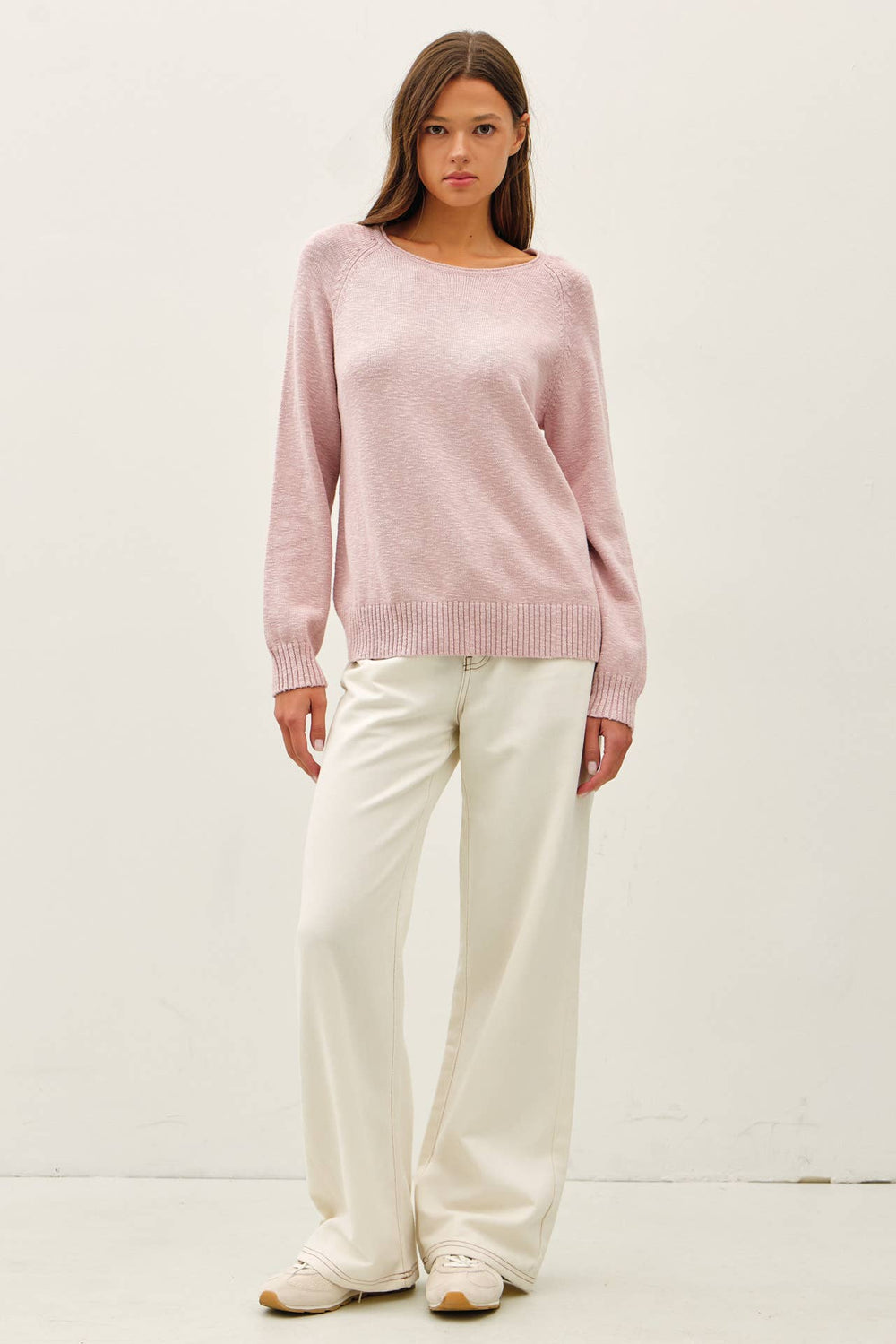 Abbey Dusty Pink Sweater