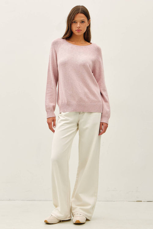 Abbey Dusty Pink Sweater