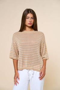 Sand Dune Stripe Top