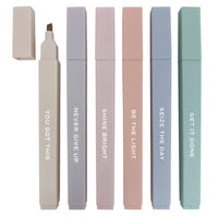 Neutral Motivational Highlighter Set
