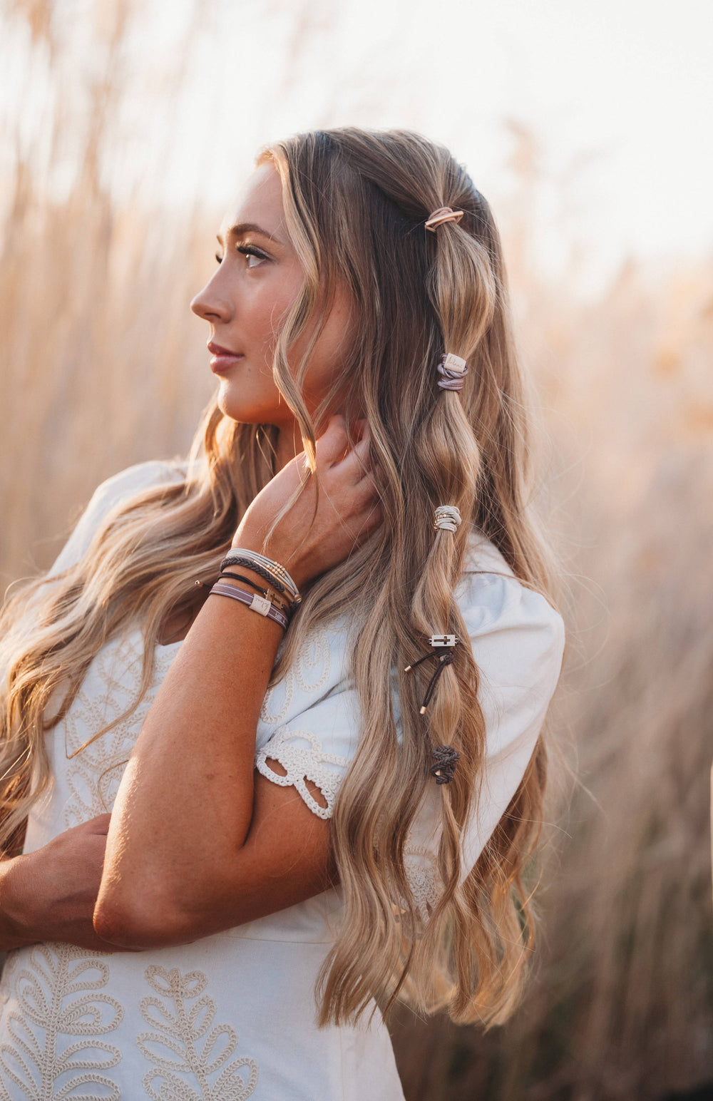 Faith Hair Tie Bracelet
