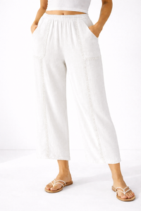 Seaside Breeze Pants - White