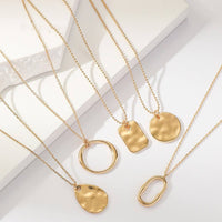 Golden Glow Pendant Necklace