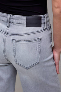 HIDDEN Light Grey Stretch Mid Rise Extra Wide leg