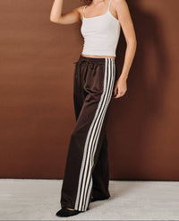 Lace Trim Track Pants
