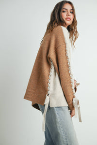 Mocha Ribbon Sweater