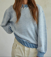 Mock Neck Knit Sweater