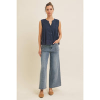 EYELET LACE Top