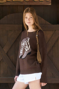 WESTERN BOOt SWEATER