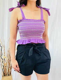 Gabi Smocked Top