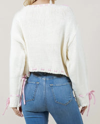 Blush and Cream Sweater