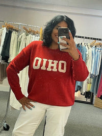O H I O Scarlet Sweater